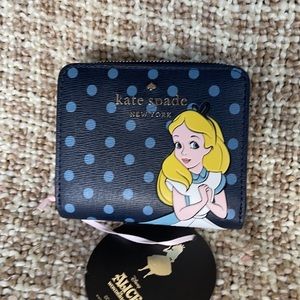 Kate Spade disney x kate spade new york alice in wonderland bifold wallet